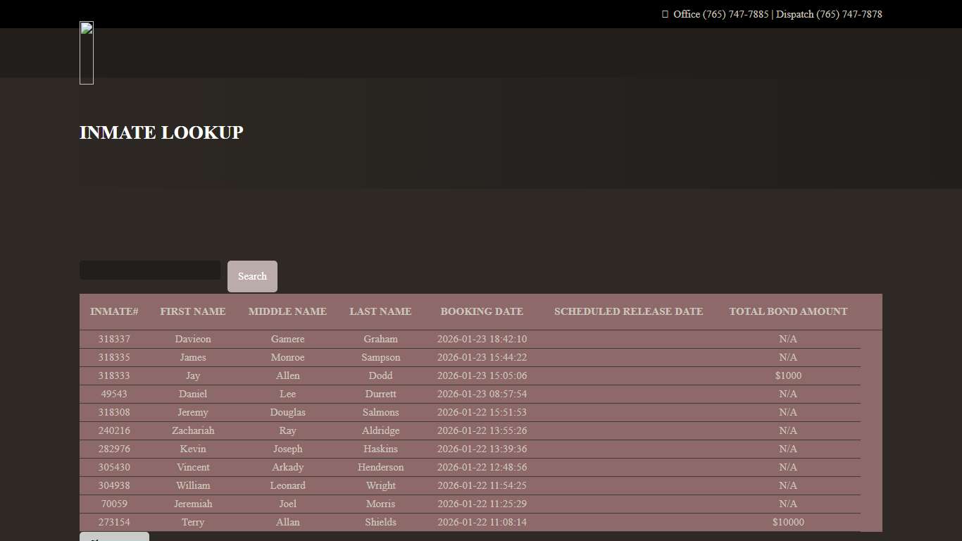 Inmate Lookup - Delaware County Sheriff